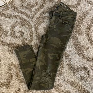 AE camo print jegging